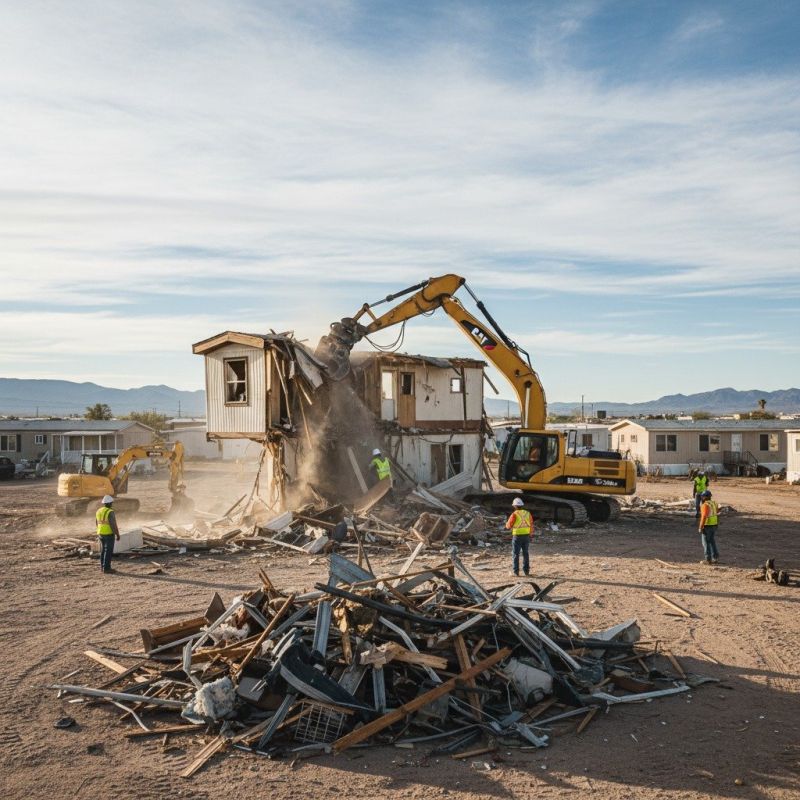 Mobile Home Demolition in Bergen County, NJ